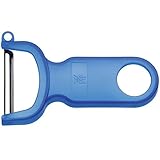 WMF Gourmet Sparschäler Pendelklinge 11 cm, Gemüseschäler einschneidig, Pendelschäler, Kunststoff, spülmaschinengeeignet, Kartoffelschäler, blau