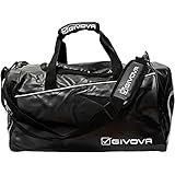 Givova Unisex-Erwachsener Trend Trendtasche aus Kunstleder, schwarz, Einheitsgröße, 53x23x26 cm