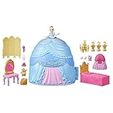 Disney Princess Secret Styles Cinderella Story Skirt, Playset with Doll, Clothes, and More, Toy for Girls 4 Years and Up Multicolor,F1386