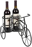 WQQLQX Statue Kreative Wein Flaschenhalter Home Rotwein Rack Dekoration Retro Bar Schmiedeeisen Fahrrad Weinregale Wein Display Ständer Metall Handwerk Skulpturen