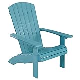 NEG Design Adirondack Stuhl Marcy (türkis-blau) Westport-Chair/Sessel aus Polywood-Kunststoff (Holzoptik, wetterfest, UV- und farbbeständig)