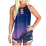 Pianshanzi Tank Top Damen Spaghetti Crop Top Sexy ärmellos Tanktop Basic Shirt Tops Spaghettiträger Stricktop Cropped Oberteil Party Achselshirts Sommer für Mädchen Frauen