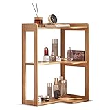 Bücherregale 3-Tier-Desktop Bücherregal Counter Top Bücherregal Multifunktionsschabet Ecke Lagerung Organizer Display Regal Rack for Bürobedarf, Küche, Badezimmer, Make-up Bücherregale Standregal