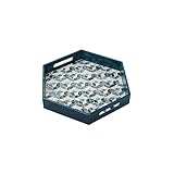 Serviertablett Muscheltablett Serviertablett Obsttablett TV-Tablett Multifunktionstablett Heimdekoration Ornament Serviertabletts (Größe: A)