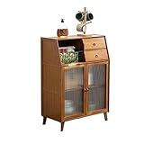 HIHELO Anrichte Nordic Sideboard Weinschrank Glasküchenschrank Home Moderner multifunktionaler Lagerschrank Wohnzimmer Teeschrank Buffetschrank (Color : B)