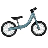 HUDORA Laufrad Comfort, blau | Kinder-Laufrad mit 12 Zoll Luftbereifung | Lauflernrad ab 3 Jahre inkl. höhenverstellbarem Sattel | Kinderlaufrad