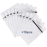 10 Stück Wäschenetz, ARPDJK Wiederverwendbare Wäschesack für Waschmaschine, Robuste Wäschebeutel mit Reißverschluss, Wäschesäcke für Blusen, BHs, Socken, Unterwäsche und Babykleidung, 30x40CM, 40x50CM