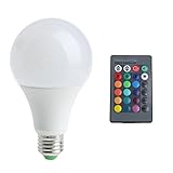 E27 LED RGB Lampe Strahler Glühbirne 20 W Fernbedienung LED Glühbirne Dimmbare Glühbirne 16 Farben RGB Glühbirne ABS Material
