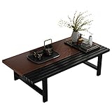 ANIFM Niedriger Tisch, kompakter Tisch, Couchtisch, Stil, Geschirr, Eisenkunsttisch, Holzschreibtisch, Schreibtisch, der Boden ist Nicht leicht zu zerkratzen/#2/70 cm * 50 cm * 30 cm, Feito NA China