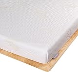 Newentor® Harter Topper 160x200 cm - 2in1 Härtegrad H3 und H4 Gel Fester Topper - 7cm Höhe Matratzentopper Öko-Tex Zertifiziert, Bezug Waschbar