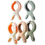 Große Wäscheklammern Handtuchklemmen, 5 Stück Strandtuch Clips, Strandtuchklammern Starke Towel Clips, Winddicht Klammern auf Strand und Sonnenliegen für Wäsche, Badetuch, Teppich