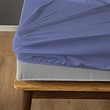Komfortec Spannbettlaken 160x200 cm, Bettlaken Boxspringbett bis 15cm - 30cm Matratzenhöhe, Lila