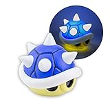 Paladone Super Mario Blue Shell Light with Sound | Gaming Home Decor | Offiziell lizenziertes Nintendo Merchandise