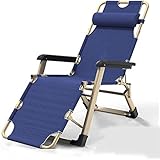 MINDONG HZH Campingliege, klappbare Liegestühle, Outdoor-Loungesessel, tragbarer Zero-Gravity-Stuhl, Terrasse, Außenpool, Strand, Rasen