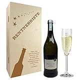 Sektglas – Geschenkset – Sektglas mit Gravur – Sekt Geschenksets – Geschenk zur Rente – Ruhestand – Sekt – Rentnerkiste