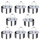 Dessertringe Set, 8 Stück Kuchenring, Sessertringe 8cm, Tortenring Klein, Edelstahl Backringe, Dessertring Für Mousse Desserts Kuchen Backen