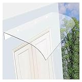 HSOQN Türdach Überdachung Familienmarkise Externer Regenschutz für Haustüren, Garagen und Fenster (Color : Flat Installation, Size : 50x120cm)