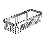 Duschregal Badezimmerregal aus 304 Edelstahl, Badezimmer-Aufbewahrungs-Organisator, Wandmontage, Duschablage, Organizer, Duschregal for Badezimmer, Küche, Aufbewahrung (Silber) Badezimmer Regal ( Size