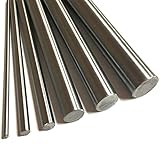 Edelstahlstange Stahlstange 5mm 6mm 7mm 8mm 10mm 12mm 15mm 18mm 20mm Wellen 304 Edelstahlstab Linearwelle Runde Bars Masse Stock L 300mm Korrosionsbeständig und langlebig