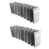 WARKATEZEOY 2X Hut Ablage 10 Regal Hängender Schrank Hut Organizer für Hut Aufbewahrung, Schützen Sie Ihre Mützen und Halten Sie Sie in Gutem Zustand