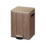 Küchen Mülleimer 9l/15l/45l Büro-Mülleimer, Zuhause, abgedecktes Fußpedal, Küche, Wohnzimmer, helles Luxus-Schlafzimmer, Badezimmer, Toilette mit Deckel, Pedal-Mülleimer Home Office - Hält Abfall (Si