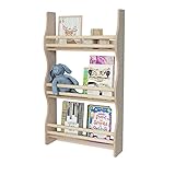 MAMOI® Bücherregal für kinder, Bücherkiste für kinderzimmer, Book shelf, Buchregal, Wandregal kinderregal, Kinderbücherregal, Bücherbank aus holz, Kindermöbel für kleines kind montessori