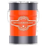 BEKATEQ Metallschutzlack 4in1 Metallfarbe 2,5L Silbergrau I Grundierung + Rostschutzfarbe + Zwischenanstrich + Deckanstrich I Metalllack für Dach, Fenster, Türen, Zaun LS-570