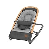 Maxi-Cosi Kori 2-in-1 Babywippe, hochwertige Babyschaukel nutzbar ab der Geburt bis max. 9 kg, natürliches, ergonomisches Schaukeln ohne Elektronik, einfach zusammenklappbar, Essential Graphite (grau)