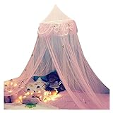 Bed Canopy Curtain Bed Curtain Star Tulle Baby Bed Dome Canopy Curtain Hanging Bed Canopy Breathable Tent Summer Protector Bed Tent Curtain (Color : 4) (5)