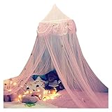 Bed Canopy Curtain Bed Curtain Star Tulle Baby Bed Dome Canopy Curtain Hanging Bed Canopy Breathable Tent Summer Protector Bed Tent Curtain (Color : 4) (5)