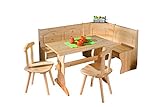 PKline Holz Landhaus Sitzgruppe Tidor Eckbank Natur Küche Esszimmer Küche Essgruppe