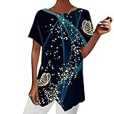 Abendkleid Sommer Damen blusen sexy Malboro Pullover Vintage Kleidung Frauen Weihnachten Weinglas Schneeflocken Brief Druck O Hals Kurzarm Lose T Shirt Bluse Tops Arbeitsshirts Damen