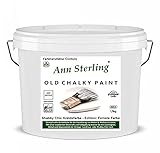 Ann Sterling Kreidefarbe Shabby Chic Farbe: Chalky Oldwhite/Altweiß 1,5Kg. / 1 Liter Lack Chalky Paint