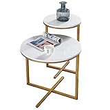ARMOQ Minimalistischer Kreativer Couchtisch, 2 -Teilige Kleine Endtische Modern