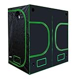 Kingpower Grow Box Grow Zelt für Pflanzen Growbox Gewächshaus Garten Anzucht Gemüse Kräuter Schrank Indoor 240x120x200cm Blumen klein Tomaten Hydro Green
