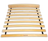 Emma Essentials Rollrost Lattenrost 70x200cm - Tragbares & Vormontiertes Design - Solides & Stabiles Echtholz - 2 Jahre Garantie - Kompatibel mit Allen Matratzengrößen