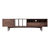 Entertainment-TV-Schrank 63/70,8 Zoll TV-Schrank, Wohnzimmer, audiovisueller Schrank, Schlafzimmer, Spind, einfaches Sideboard mit Bücherregal TV-Schrankständer (Color : M-160cm)