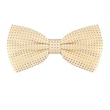 Allegra K Herren Polka Dots Vorgebundene Formale Party Bowtie Fliegen Hellgelb One Size