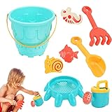 Shenrongtong Strandspielzeug mit Sand | Oktopus-Strandspielzeug, Rechen, Gießkanne und Schaufeln Kinder Beach Sandbox Toys Strandspielzeug für Reise