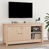 LAPOOH TV-Schrank, Tv Board, Tv Lowboard, Tv Tisch, Fernsehschrank, Fernsehtisch, Kommode, Sideboard Wohnzimmer, Tv Sideboard, 103x36,5x52 cm Massivholz Kiefer