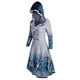 Viktorianisches Kleid Damen Halloween Kostüm Vintage Abendkelid Mittelalterliches Kleier Gothic Kleidung Karneval Partykleid Renaissance Ballkleid Cosplay Cocktailkleid Trachtenkleid für Frauen