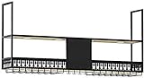 OUSIKA Weinregale, Wand Montierte Weinregal Hängende Weinglasregal Decken Dekoration Regal Für Bars, Restaurants, Küchenbar Schwimmende Regal Decken Deckenmontage Hanging Stemware Organizer Rack