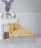 Polsterbank Sofa Barock Recamiere Kanapee Shabby Sitzbank Polsterhocker cat508a06 Palazzo Exklusiv