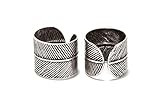 WINDALF Bohemian Elfen-Ohrklemme NAOMY 10 mm Vintage Elben-Feder-Haarschmuck 925 Sterlingsilber