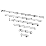 ONPIRA Exklusive Edelstahl Wandgarderobe Garderobe Hakenleiste Garderobenhaken Haken (Haken: 10)