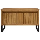 Waschbeckenunterschrank Orbiana Teak Massivholz Breite vom Unterschrank 140 cm