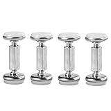 Mobestech 4 Stück Anti-Kollisions-Stabilisator Nachttisch-Fixierer Metall-Bettrahmen Doppel-Chaise-Sofa Schreibtischschutz Twin-Size-Bettrahmen Teleskop-Bettstütze