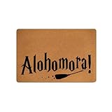 IFHUH Alohomora Fußmatte, lustige Willkommens-Fußmatte, Vordertür, Dekoration, widersteht Schmutzeingang, rutschfeste Gummi-Rückseite, PVC-Rückseite, 76,2 cm (L) x 45,7 cm (B)