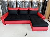 ML Furniture Ltd Ecksofa mit Schlaffunktion Vegas, 230 cm x 150 cm, Couch, Sofa, Schlafcouch, Schlafsofa, Relax Sofa