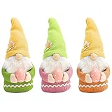 Blingko Ostern Wichtel Dekoration Ostern Geschenk Zwerge Wohndekoration Osterfeiertagsgeschenk für Kinder Beleuchtete Osterzwerg Plüsch für Kinder Familie Weihnachtsdeko Innen Draußen
